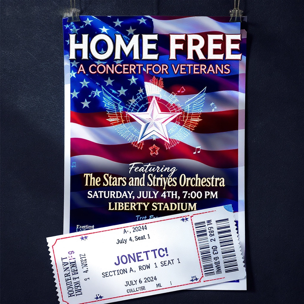 Home Free concert poster and ticket representing creator-led Social Collectibles